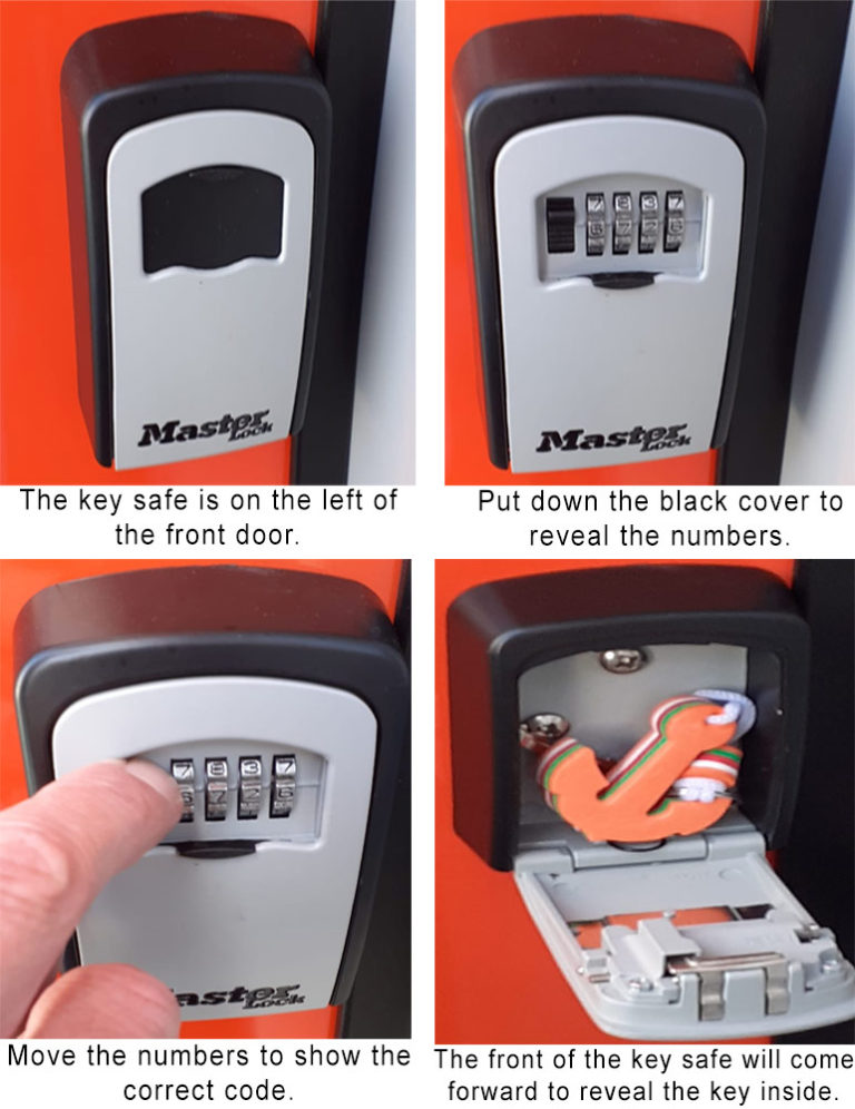 How to use the keysafe Your Home from Home